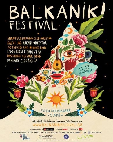 Balkanik Festival 2015, la Gradina Uranus si The Ark (11 – 13 septembrie): abonamente la pretul de 85 de lei