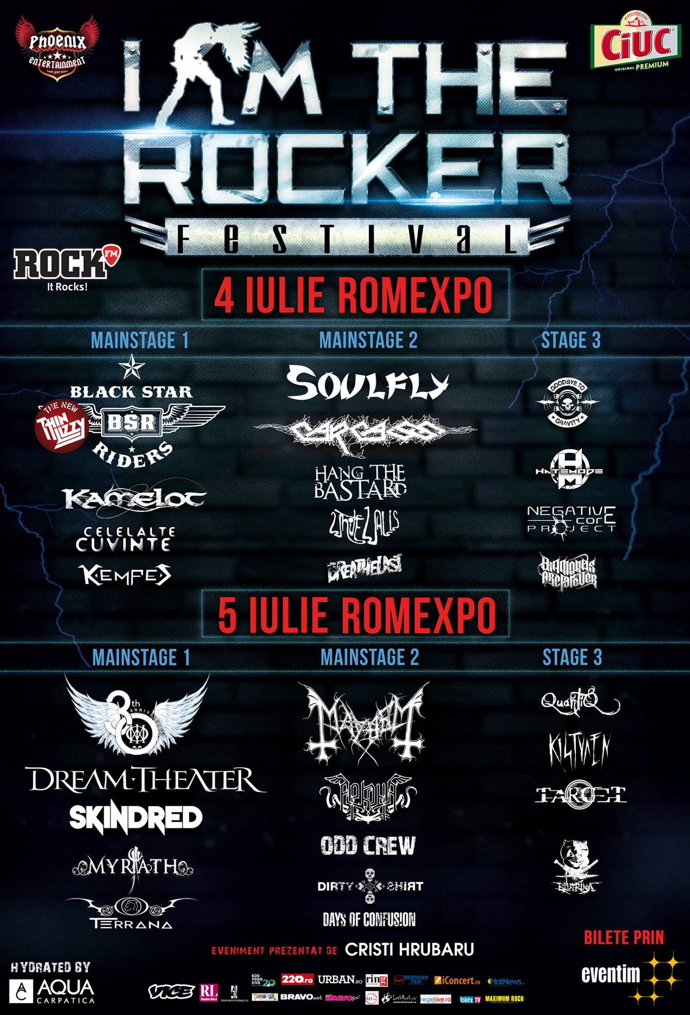 Bilete pe zile și promoție earlybird la I AM THE ROCKER
