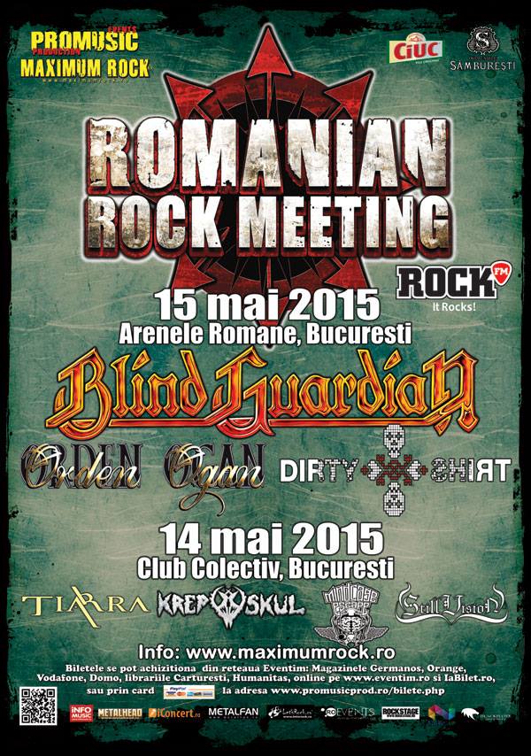 A MAI RAMAS DOAR O SAPTAMANA PANA LA ROMANIAN ROCK MEETING 2015