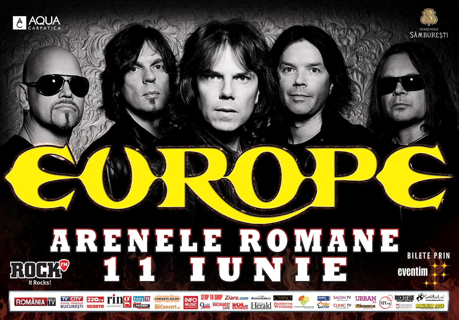 Ce avantaje ai daca mergi la concertul trupei EUROPE! Locație adecvată, prețuri noi la bilete.