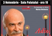Tudor Gheorghe prezinta: ”Adio, doamna!” la Sala Palatului