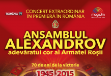 Adevaratul Cor al Armatei Rosii – Ansamblul Alexandrov – in concert la Bucuresti