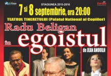 Dineu cu prosti şi Egoistul – în septembrie, la Palatul Naţional al Copiilor