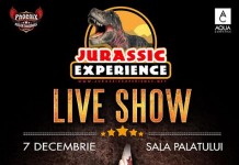 Show-ul “Jurassic Experience”, in premiera la Sala Palatului