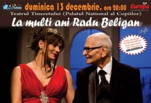 Pe 13 decembrie Radu Beligan isi va serba ziua de nastere pe scena, in spectacolul “Leul desertului”