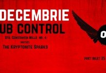 Concert OCS si The Kryptonite Sparks, pe 10 decembrie in Club Control