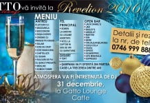 Revelion 2016 la Gatto Lounge – 31 decembrie, ora 22:00