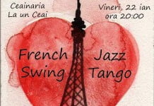 Concert La un Ceai: French Swing, Jazz & tango, vineri, 22 ianuarie