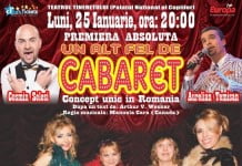 Se repeta intens pentru premiera “Un alt fel de Cabaret” – din 25 ianuarie!