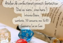 Atelier de confecționat povești fantastice La un Ceai