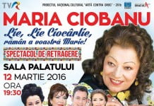 Maria Ciobanu va sustine două concerte la Sala Palatului pe 11 și 12 martie