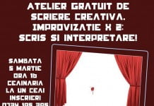 Atelier gratuit de scriere creativă sâmbătă, 5 martie, la Ceainăria La un Ceai