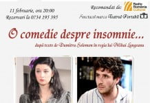 Teatru La un Ceai: O comedie despre insomnie, joi, 11 februarie