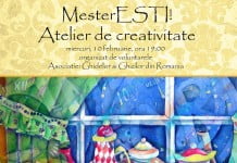 MeșterEȘTI – Atelier de Creativitate, miercuri, 10 februarie la Ceainăria La un Ceai
