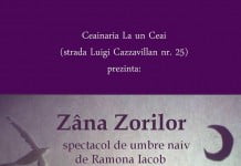 “Zâna Zorilor” – sâmbătă, 6 februarie, la ceainăria La un Ceai