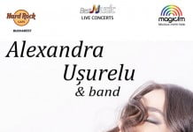 Alexandra Usurelu & band canta pe 7 aprilie la Hard Rock Cafe