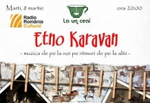 Concert: Etno Karavan, marți, 8 martie, la Ceainăria La un Ceai