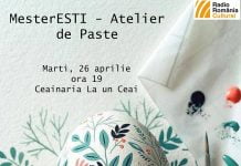 MeșterEȘTI – Atelier de Paște, pe 25 aprilie, la Ceainăria La un Ceai