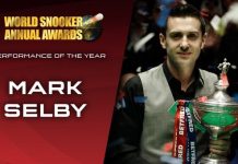 Campionul Mark Selby a mai castigat doua premii, la “World Snooker Awards”!