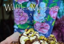 Waffles Madness, pe 4 și 5 iunie, la Ceainăria La un Ceai