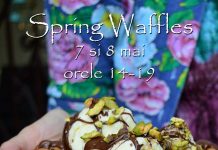 Spring Waffles, sâmbătă și duminică, 7 și 8 mai, la Ceainăria La un Ceai