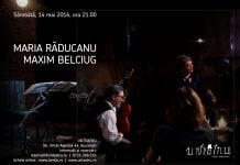 Concert Maria Raducanu si Maxim Belciug la UNTEATRU