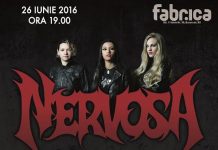 Concert Nervosa in premiera la Bucuresti!