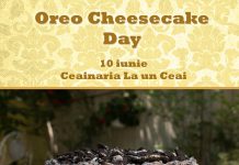 Oreo Cheesecake Day, vineri, 10 iunie, la Ceainăria La un Ceai