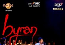 Byron canta pe 2 septembrie la Hard Rock Cafe