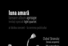 Al doilea concert de lansare Luna Amară – Aproape la București; bilete epuizate pentru cel de sâmbătă