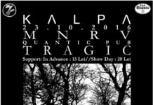 DIY Live: Kalpa, Tragic, Minerva Superduty, duminica – 23 Octombrie in club Quantic