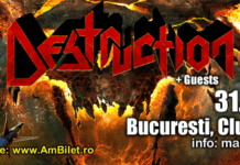 Destruction si Nervosa la Bucuresti