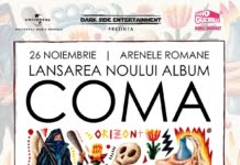 Coma lansează Orizont, noul lor album, pe 26 noiembrie la Arenele Romane!
