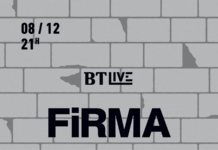 Concert FiRMA @ BT Live, pe 8 decembrie in Club Control