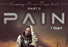 PAIN concertează în București în luna aprilie!