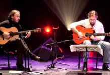 Peo Alfonsi si Peter Kaszas urca pe scena alaturi de Al Di Meola