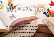 Concurs OSB Bucuresti – “Tu de ce citesti?”