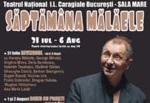 Intre 31 iulie si 6 august este saptamana Malaele la Teatrul National din Bucuresti!