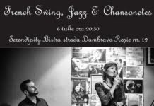 Concert French Swing-Jazz & Chansonettes, 6 iulie, in Serendipity Bistro