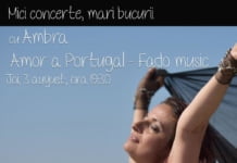 Amor a Portugal – Concert AMBRA (Fado music), joi 3 august, la ceainăria GreenTea