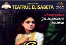 Teatrul Elisabeta anunţă prima avanpremieră a stagiunii 2017/2018, un spectacol eveniment în regia Mirelei Stoian: “Iulia, o scânteie…”
