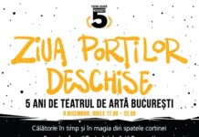 8 decembrie – “Ziua porților deschise”, la Teatrul de Artă București, la împlinirea a cinci ani de la inaugurarea sălii de spectacole