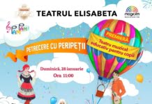 PAM PAM – teatru muzical educativ pentru copii te invita la spectacolul “Petrecere cu peripetii”