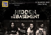 Concert Hidden in the Basement pe 21 martie, la Bucuresti