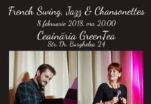 Concert: SWING-JAZZ de PARIS, pe 8 februarie, la ceainăria GreenTea