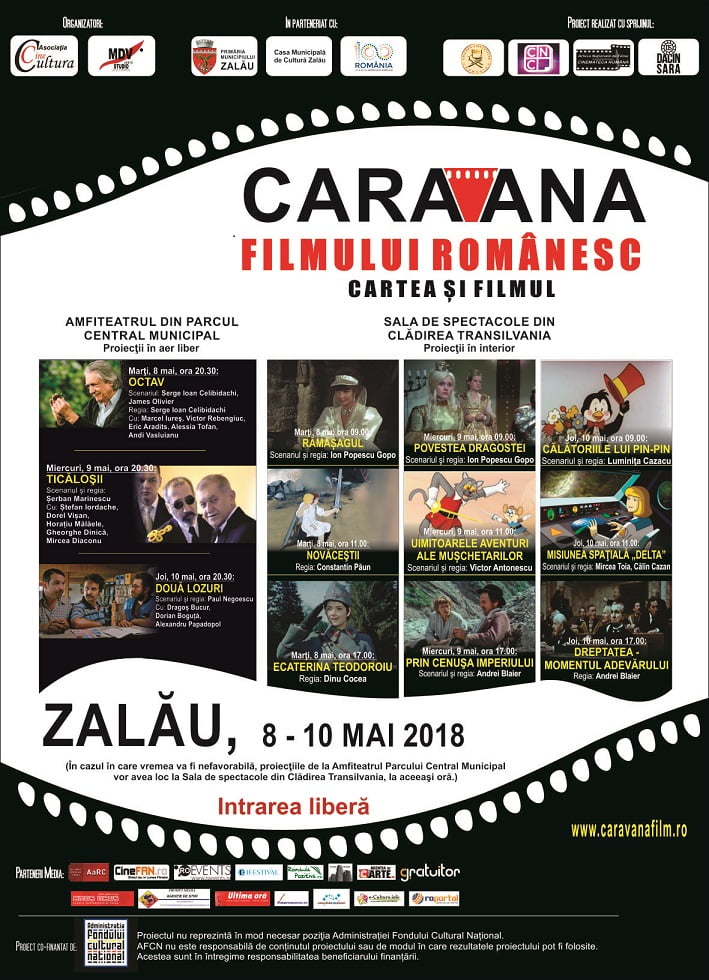 Caravana Filmului Romanesc Cartea Si Filmul Revine La Zalău Si