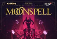Moonspell – Doua concerte in Romania in 2022