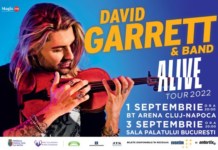 ÎN SEPTEMBRIE, DAVID GARRETT PREZINTĂ CONCERTUL „ALIVE” ÎN PREMIERĂ LA BT ARENA DIN CLUJ-NAPOCA ȘI PE SCENA SĂLII PALATULUI DIN BUCUREȘTI
