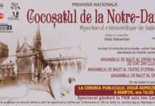 În luna femeii, baletul “Cocoșatul de la Notre-Dame” ajunge în premieră în 12 oraşe