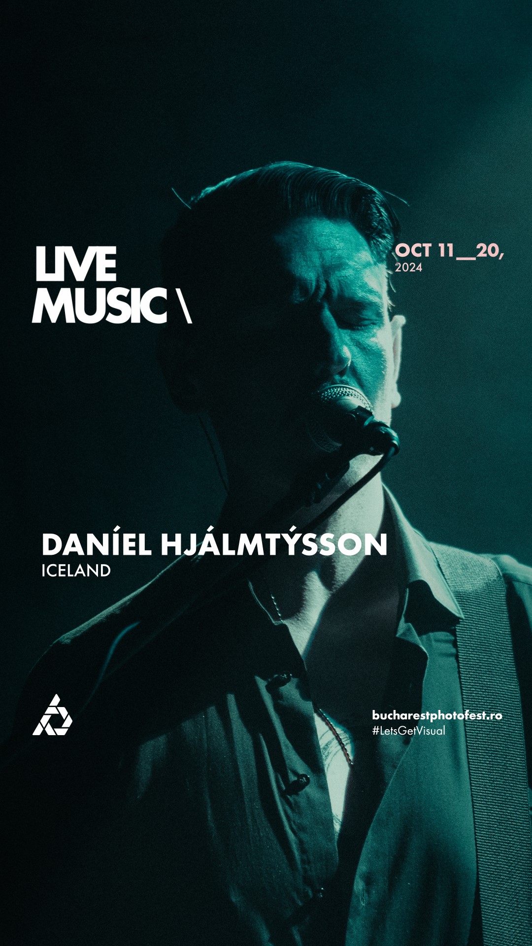 CONCERT DANÍEL HJÁLMTÝSSON ÎN CONTROL CLUB PE 20 OCTOMBRIE la Bucharest Photofest 2024
